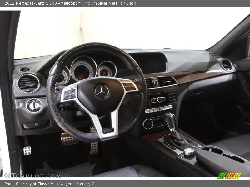 Iridium Silver Metallic / Black 2013 Mercedes-Benz C 300 4Matic Sport