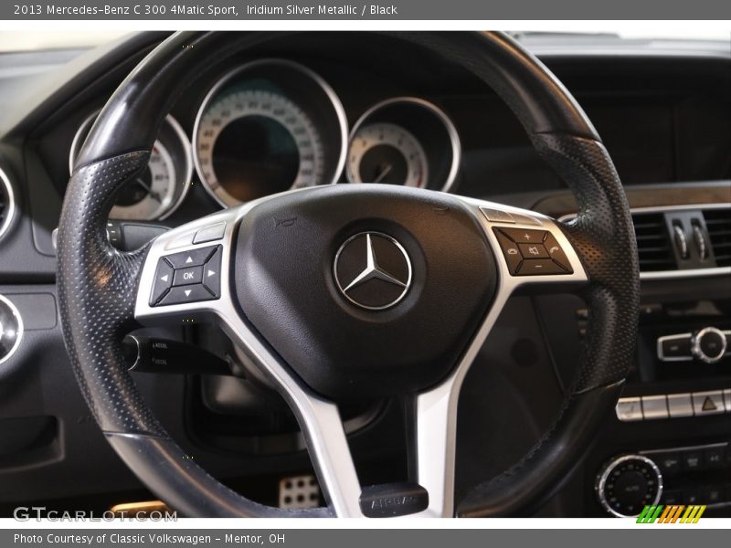 Iridium Silver Metallic / Black 2013 Mercedes-Benz C 300 4Matic Sport