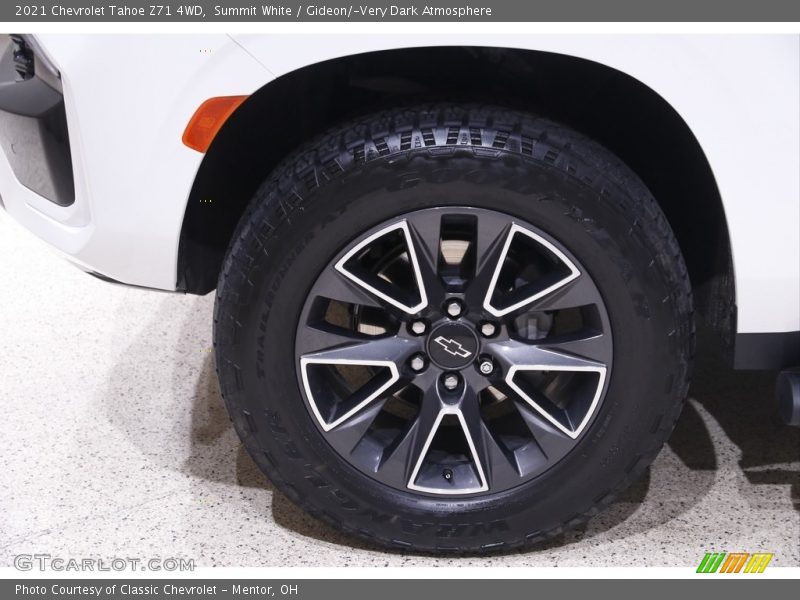Summit White / Gideon/­Very Dark Atmosphere 2021 Chevrolet Tahoe Z71 4WD