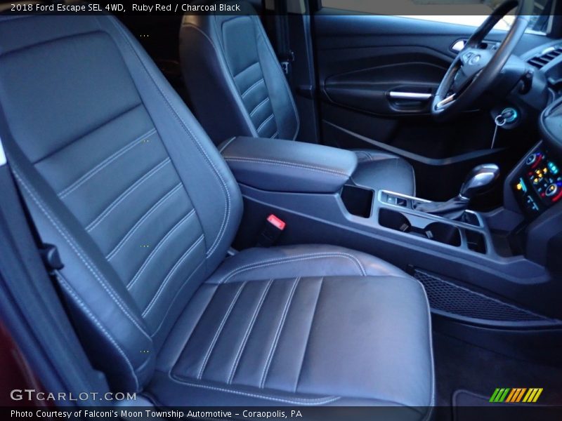 Ruby Red / Charcoal Black 2018 Ford Escape SEL 4WD