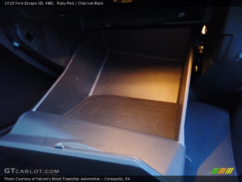 Ruby Red / Charcoal Black 2018 Ford Escape SEL 4WD