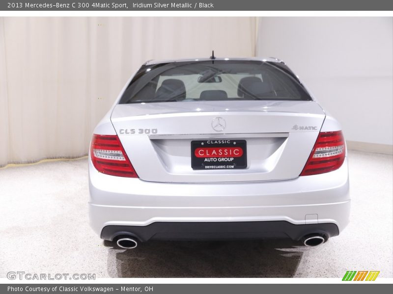 Iridium Silver Metallic / Black 2013 Mercedes-Benz C 300 4Matic Sport