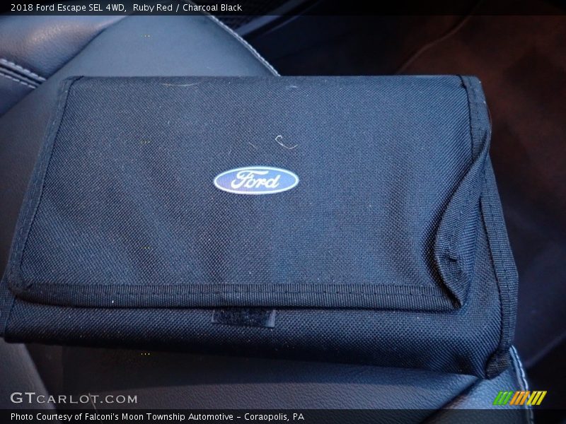 Ruby Red / Charcoal Black 2018 Ford Escape SEL 4WD