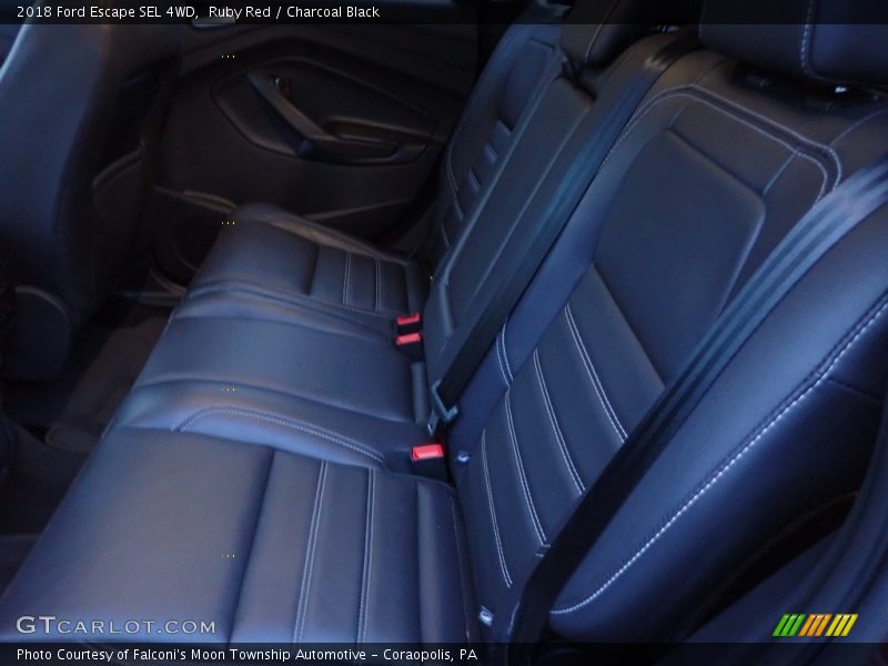 Ruby Red / Charcoal Black 2018 Ford Escape SEL 4WD
