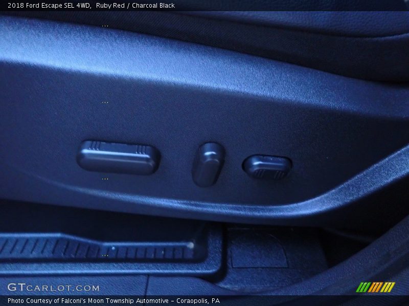 Ruby Red / Charcoal Black 2018 Ford Escape SEL 4WD