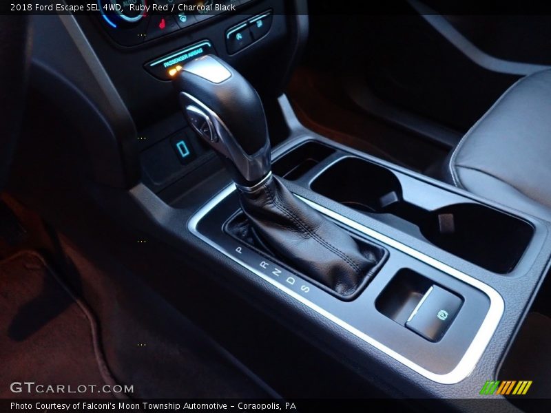 Ruby Red / Charcoal Black 2018 Ford Escape SEL 4WD