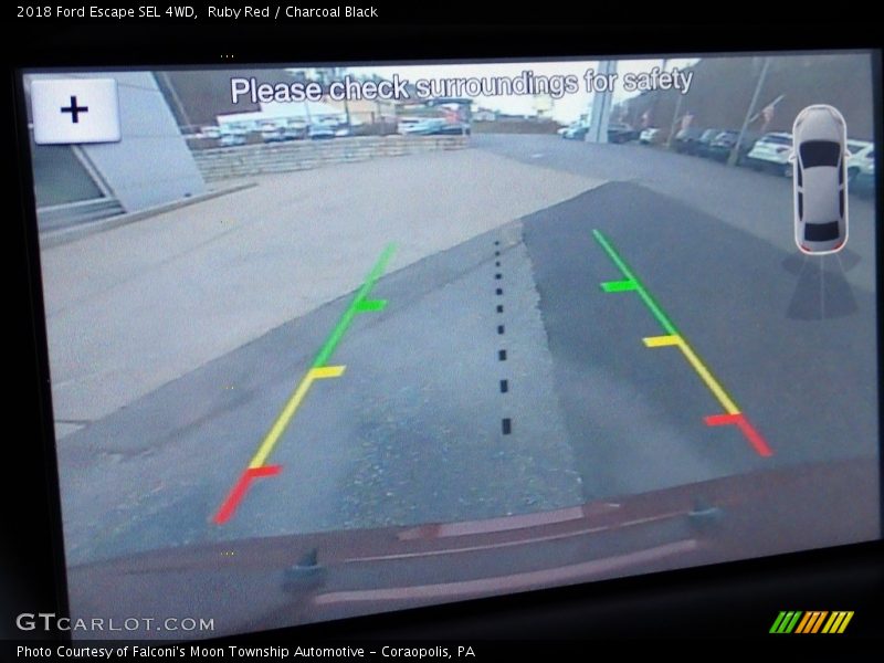 Ruby Red / Charcoal Black 2018 Ford Escape SEL 4WD