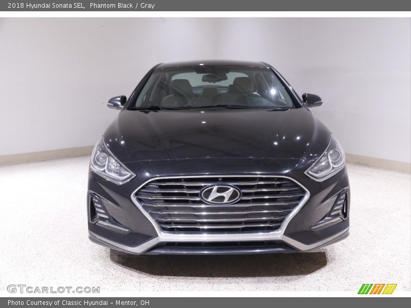 Phantom Black / Gray 2018 Hyundai Sonata SEL