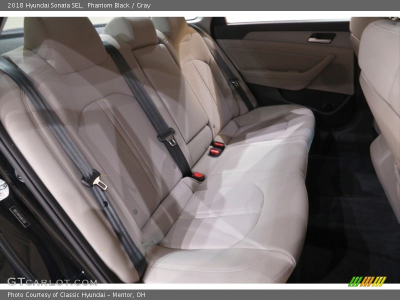 Phantom Black / Gray 2018 Hyundai Sonata SEL