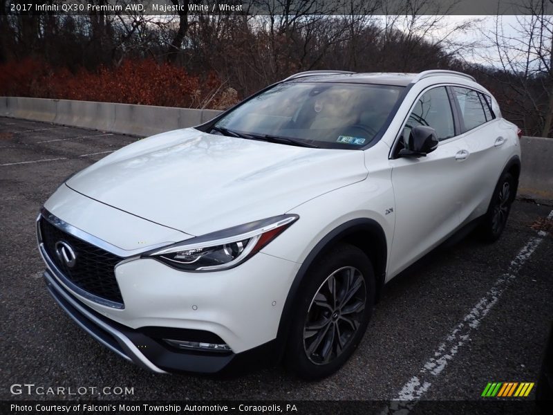 Majestic White / Wheat 2017 Infiniti QX30 Premium AWD