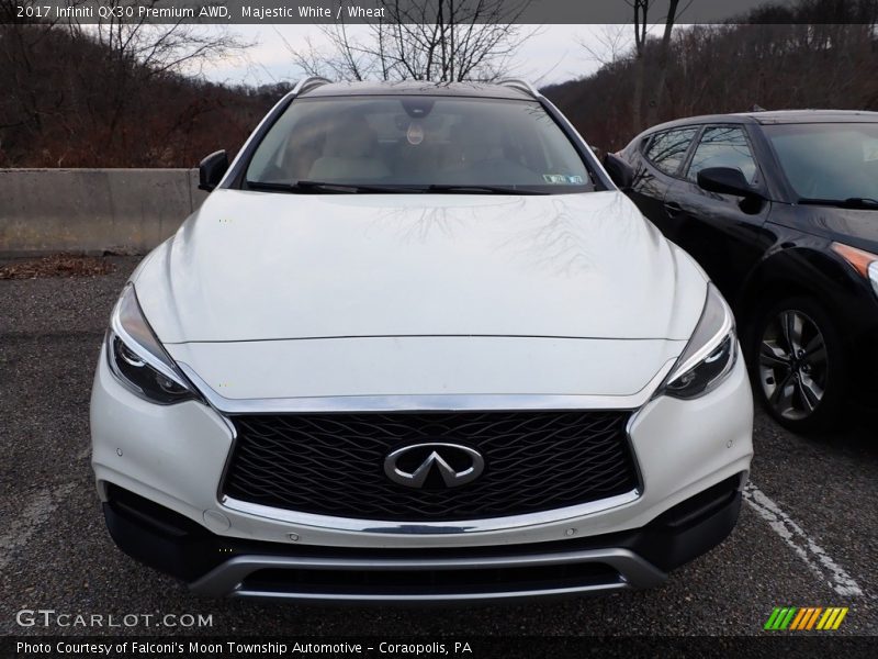 Majestic White / Wheat 2017 Infiniti QX30 Premium AWD