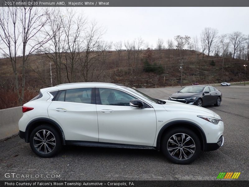 Majestic White / Wheat 2017 Infiniti QX30 Premium AWD