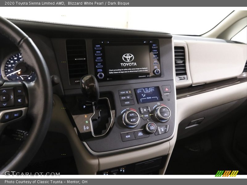 Blizzard White Pearl / Dark Bisque 2020 Toyota Sienna Limited AWD