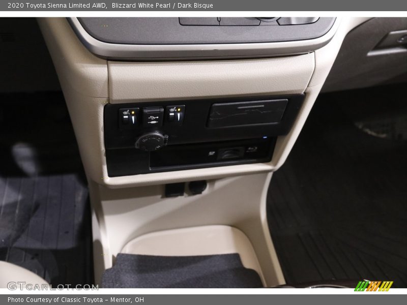 Blizzard White Pearl / Dark Bisque 2020 Toyota Sienna Limited AWD