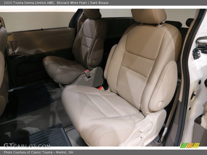 Blizzard White Pearl / Dark Bisque 2020 Toyota Sienna Limited AWD