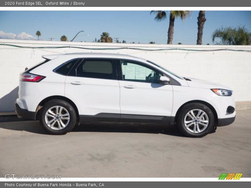 Oxford White / Ebony 2020 Ford Edge SEL