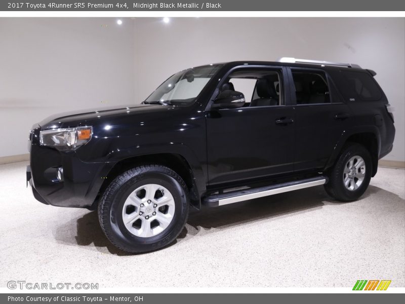 Midnight Black Metallic / Black 2017 Toyota 4Runner SR5 Premium 4x4