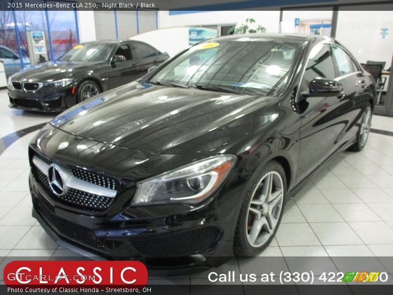 Night Black / Black 2015 Mercedes-Benz CLA 250