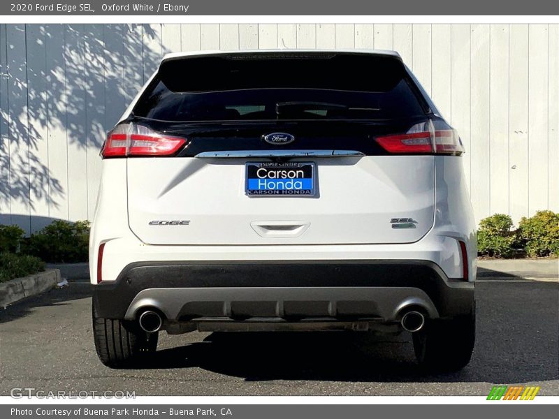 Oxford White / Ebony 2020 Ford Edge SEL