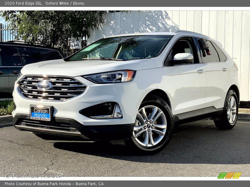 Oxford White / Ebony 2020 Ford Edge SEL