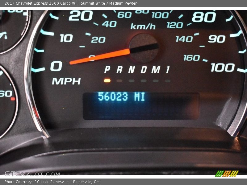 Summit White / Medium Pewter 2017 Chevrolet Express 2500 Cargo WT
