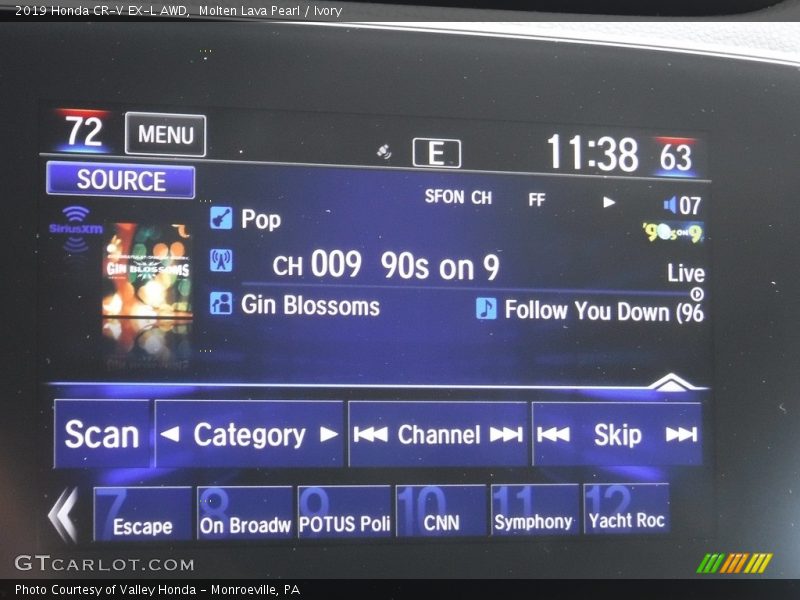 Molten Lava Pearl / Ivory 2019 Honda CR-V EX-L AWD