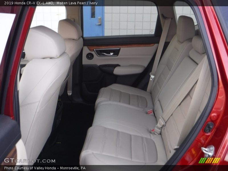 Molten Lava Pearl / Ivory 2019 Honda CR-V EX-L AWD