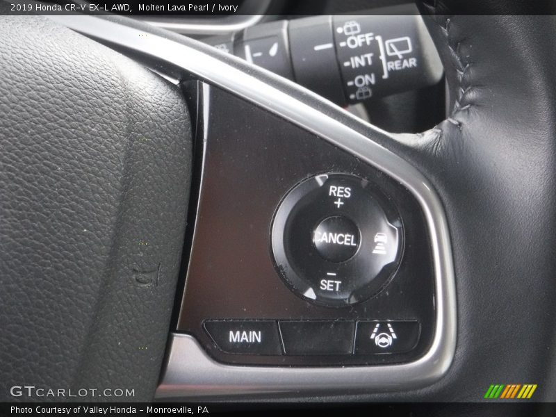 Molten Lava Pearl / Ivory 2019 Honda CR-V EX-L AWD