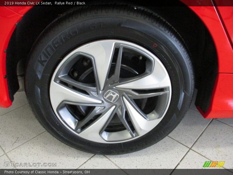 Rallye Red / Black 2019 Honda Civic LX Sedan