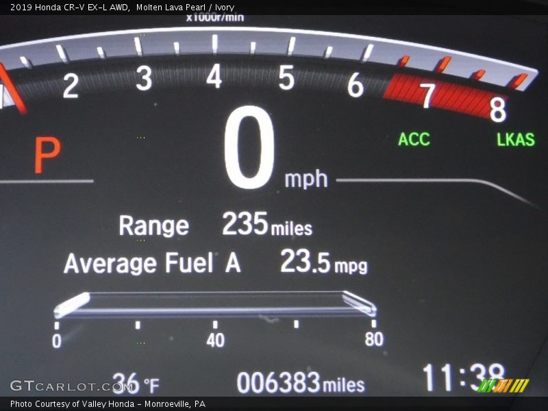 Molten Lava Pearl / Ivory 2019 Honda CR-V EX-L AWD