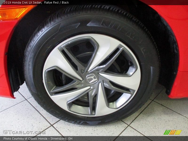 Rallye Red / Black 2019 Honda Civic LX Sedan