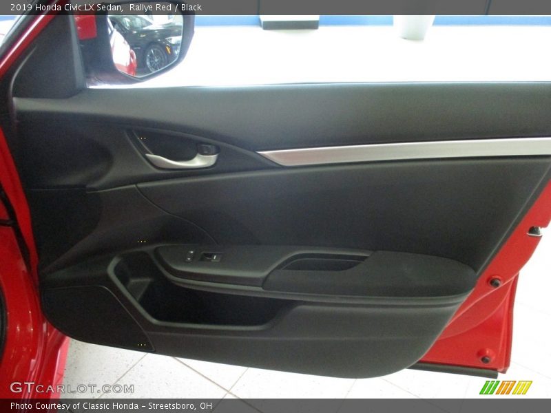Rallye Red / Black 2019 Honda Civic LX Sedan