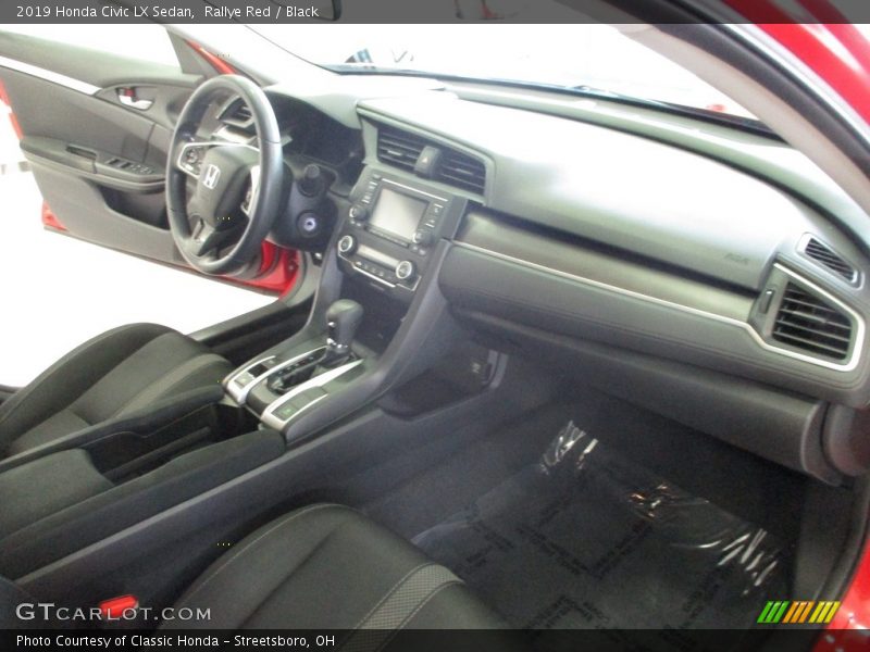 Rallye Red / Black 2019 Honda Civic LX Sedan