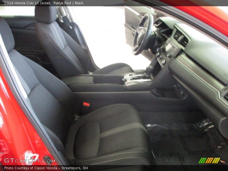 Rallye Red / Black 2019 Honda Civic LX Sedan