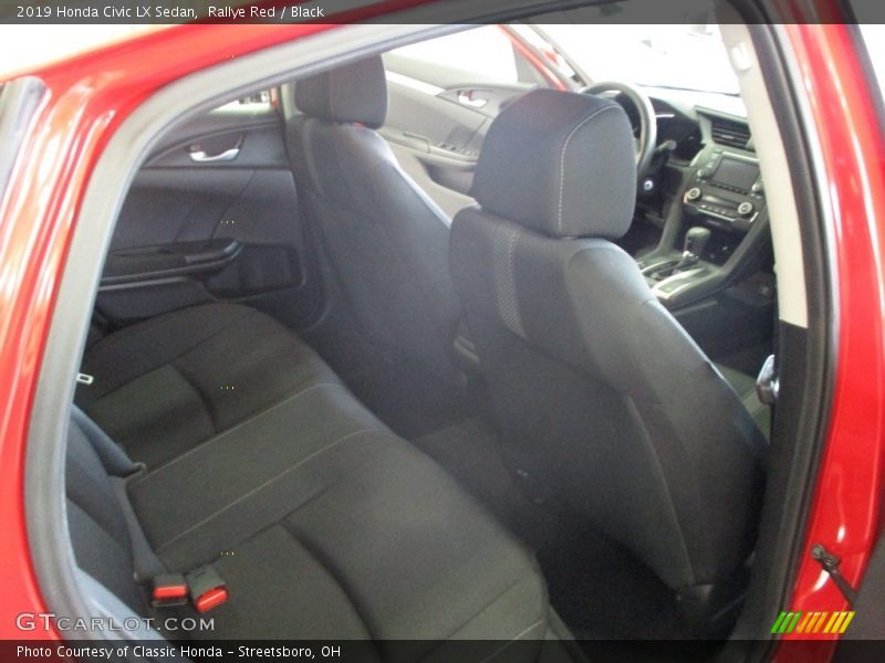 Rallye Red / Black 2019 Honda Civic LX Sedan