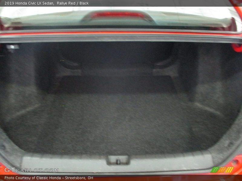 Rallye Red / Black 2019 Honda Civic LX Sedan