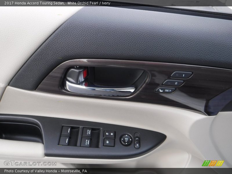 White Orchid Pearl / Ivory 2017 Honda Accord Touring Sedan