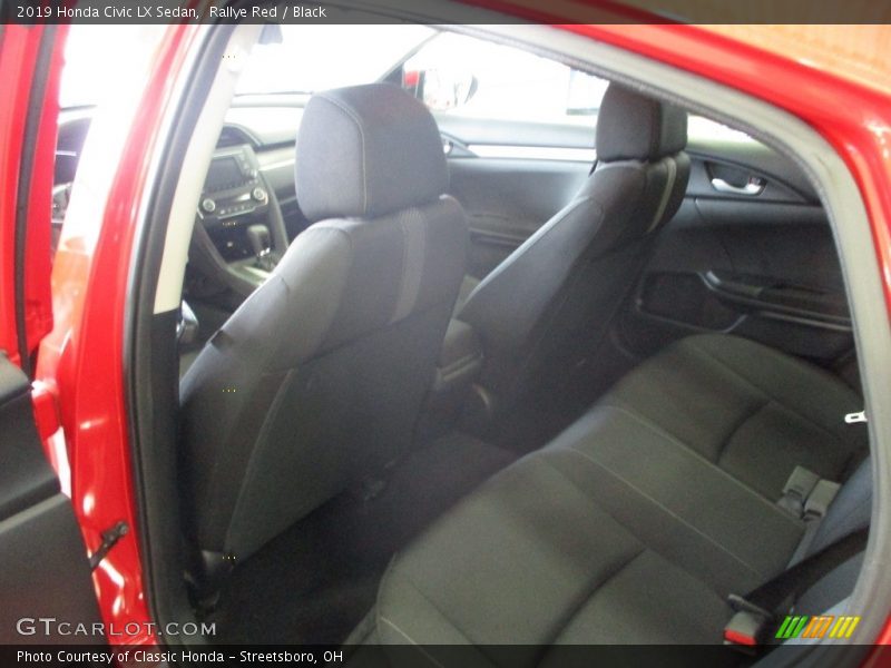 Rallye Red / Black 2019 Honda Civic LX Sedan