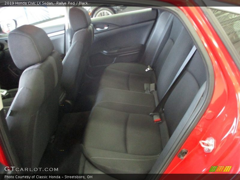 Rallye Red / Black 2019 Honda Civic LX Sedan