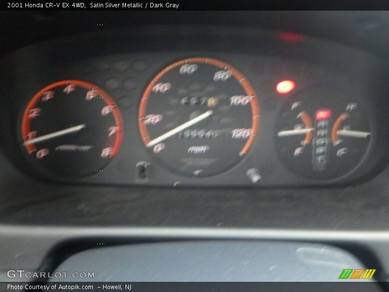 Satin Silver Metallic / Dark Gray 2001 Honda CR-V EX 4WD