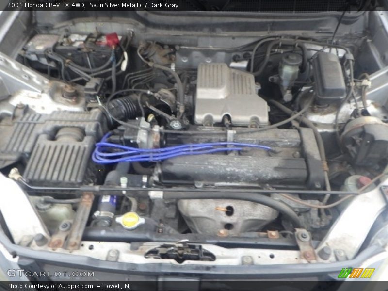 Satin Silver Metallic / Dark Gray 2001 Honda CR-V EX 4WD