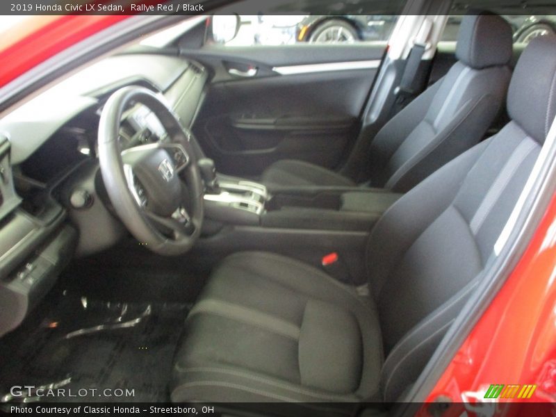 Rallye Red / Black 2019 Honda Civic LX Sedan