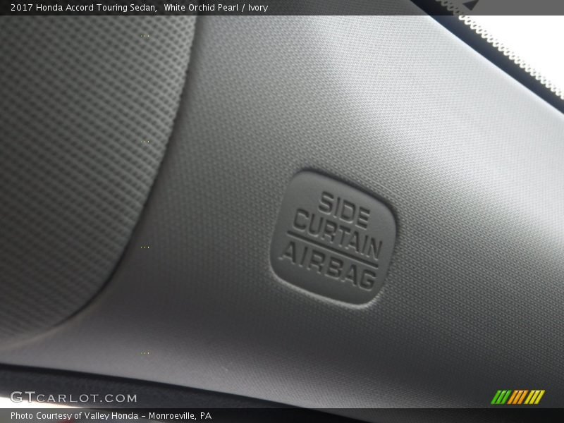 White Orchid Pearl / Ivory 2017 Honda Accord Touring Sedan