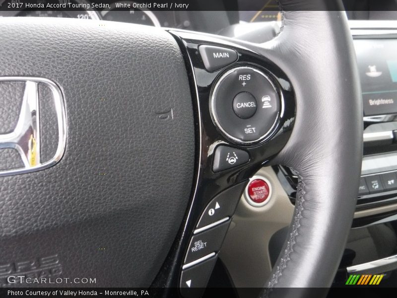 White Orchid Pearl / Ivory 2017 Honda Accord Touring Sedan