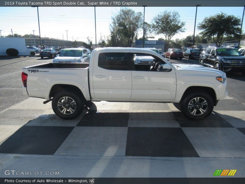 Super White / TRD Graphite 2019 Toyota Tacoma TRD Sport Double Cab