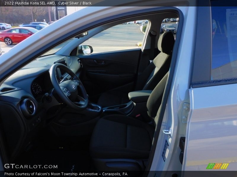 Cyber Silver / Black 2022 Hyundai Kona SEL AWD