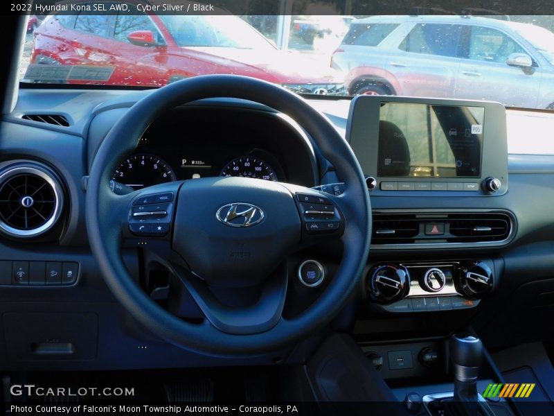 Cyber Silver / Black 2022 Hyundai Kona SEL AWD