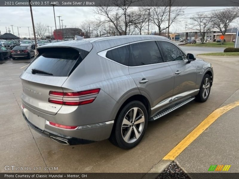 Savile Silver / Black 2021 Genesis GV80 3.5T AWD