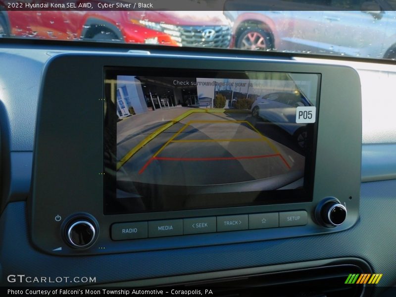 Cyber Silver / Black 2022 Hyundai Kona SEL AWD