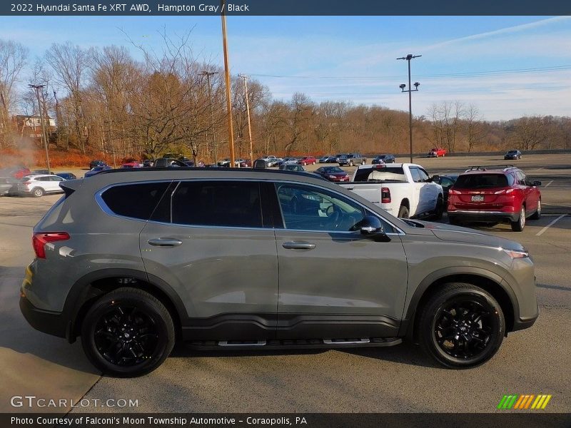 Hampton Gray / Black 2022 Hyundai Santa Fe XRT AWD